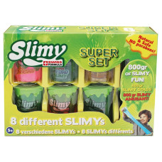 Slimy Super Set - 8 Becher - 100 Gr