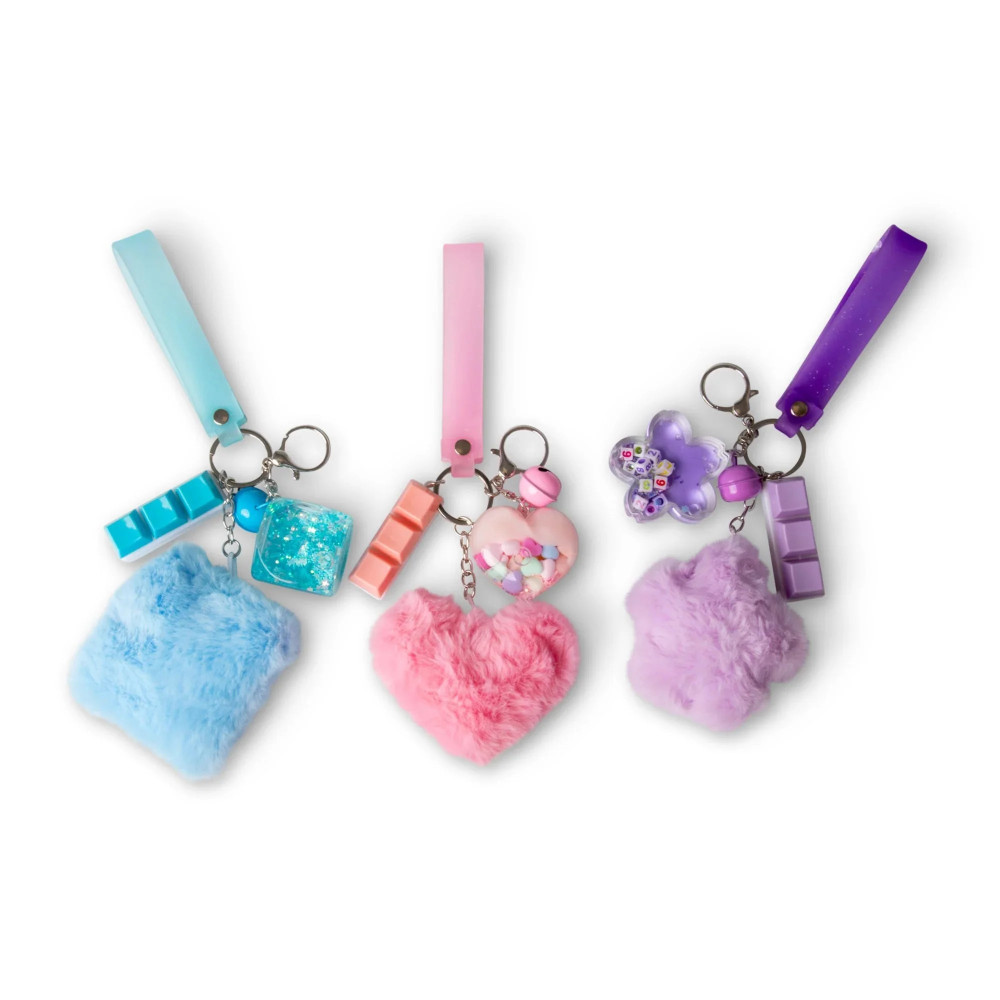Fluffy Fidget Keychains Assorted