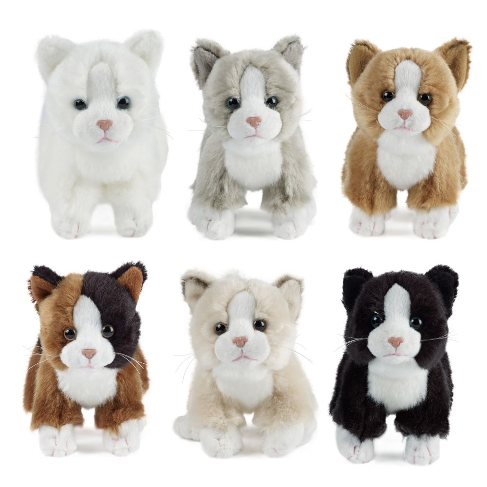 Cat Plush Stuffed Animal Toy (Small) assorted