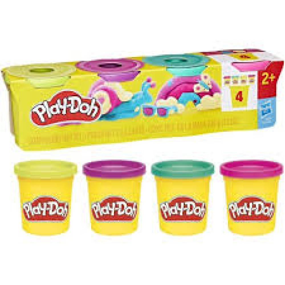 Hasbro Play-Doh Vibrant 4 Pack