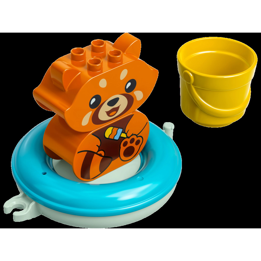 Konstruktor LEGO Bath Time Fun - Floating Red Panda 10964, 2+ yaş, 5 hissə