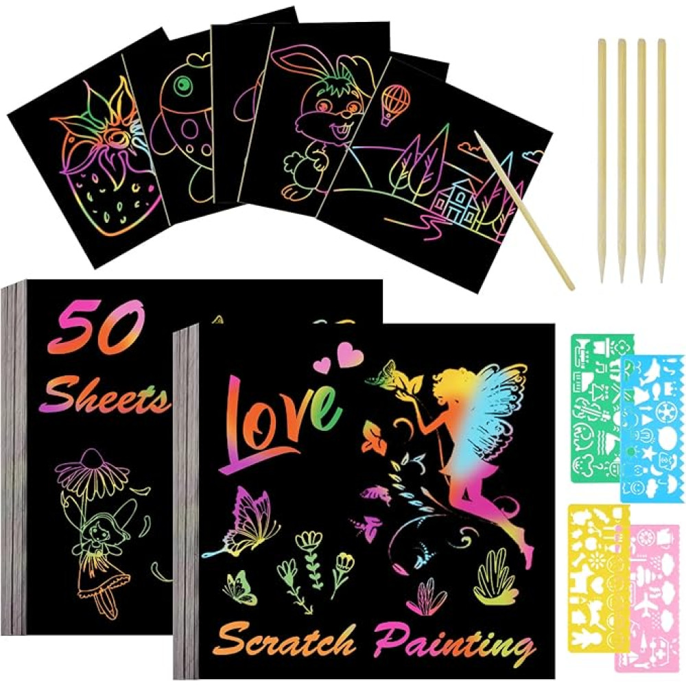 UNICORN ACADEMY SCRATCH ART PAD CDUS25