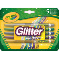 5 Feutres Glitter