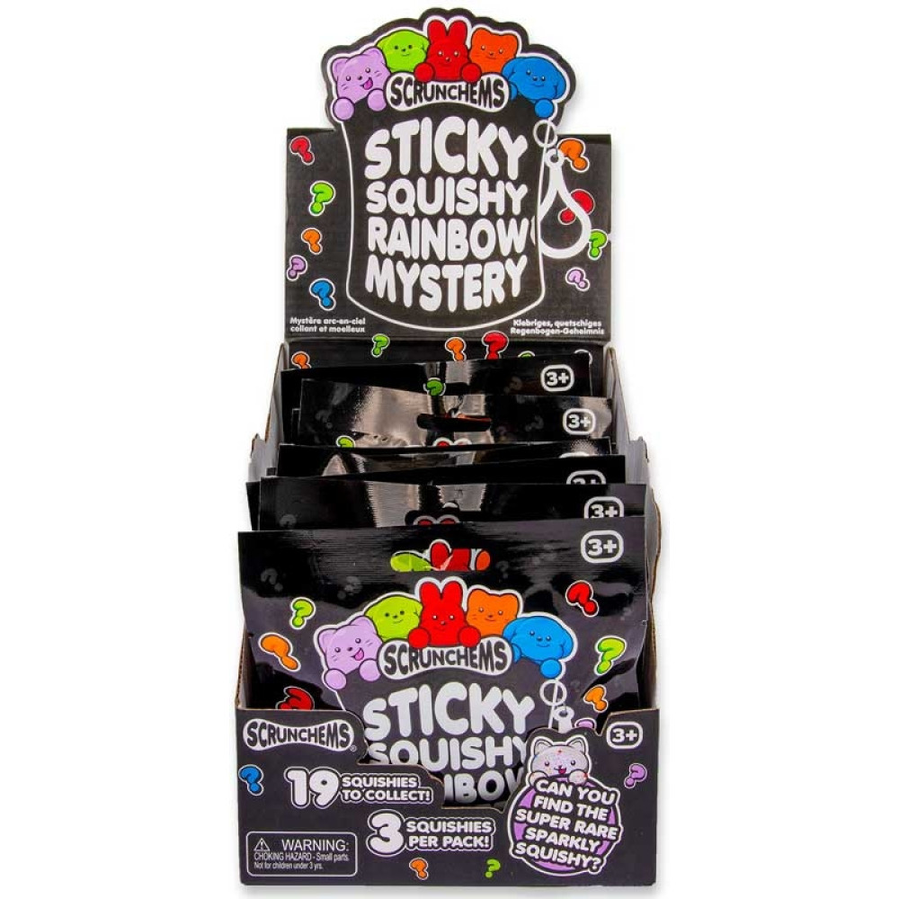 SCRUNCHEMS STICKY SQUISHY RAINBOW MYSTERY ASSORTED