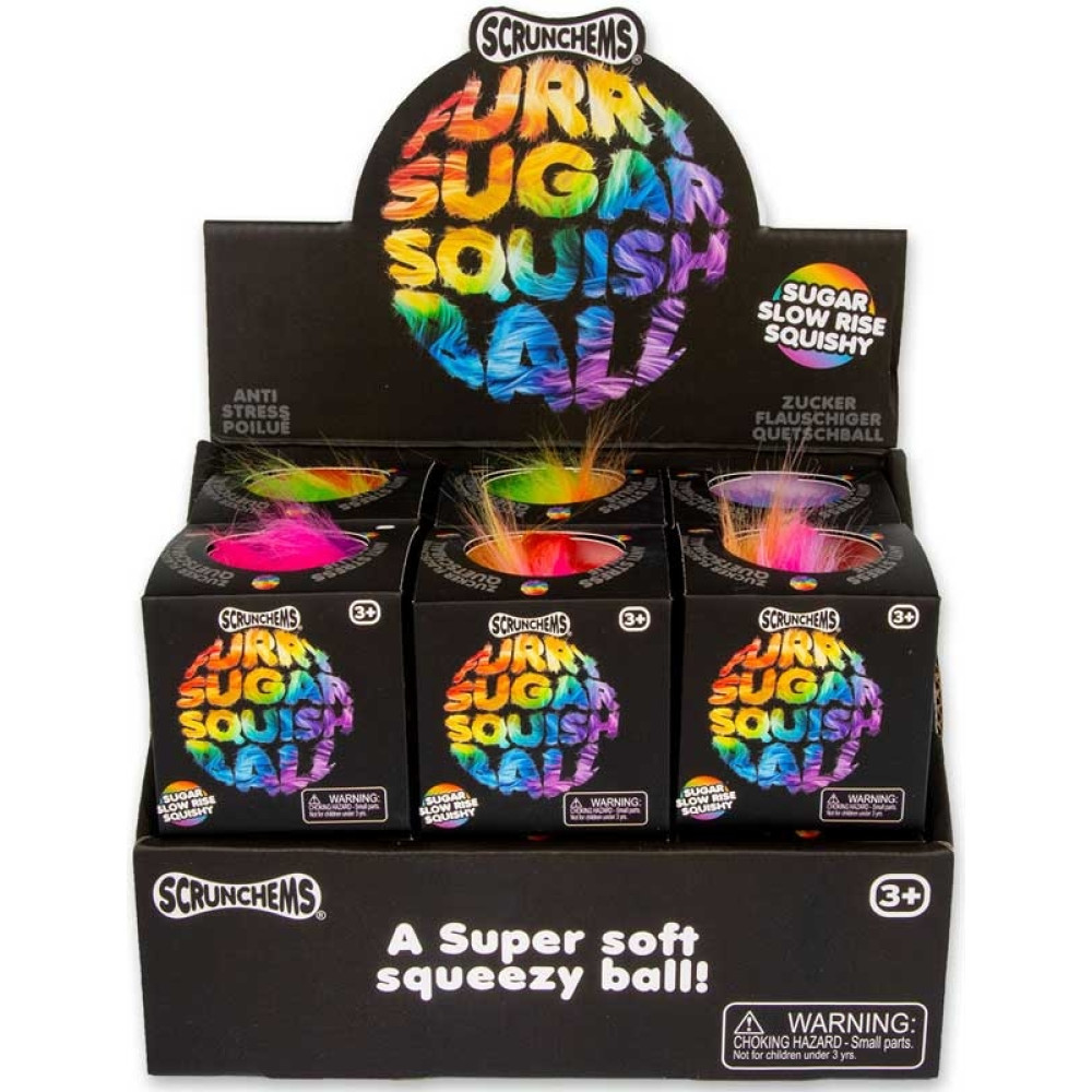 SCRUNCHEMS FURRY SUGAR SQUISH BALL