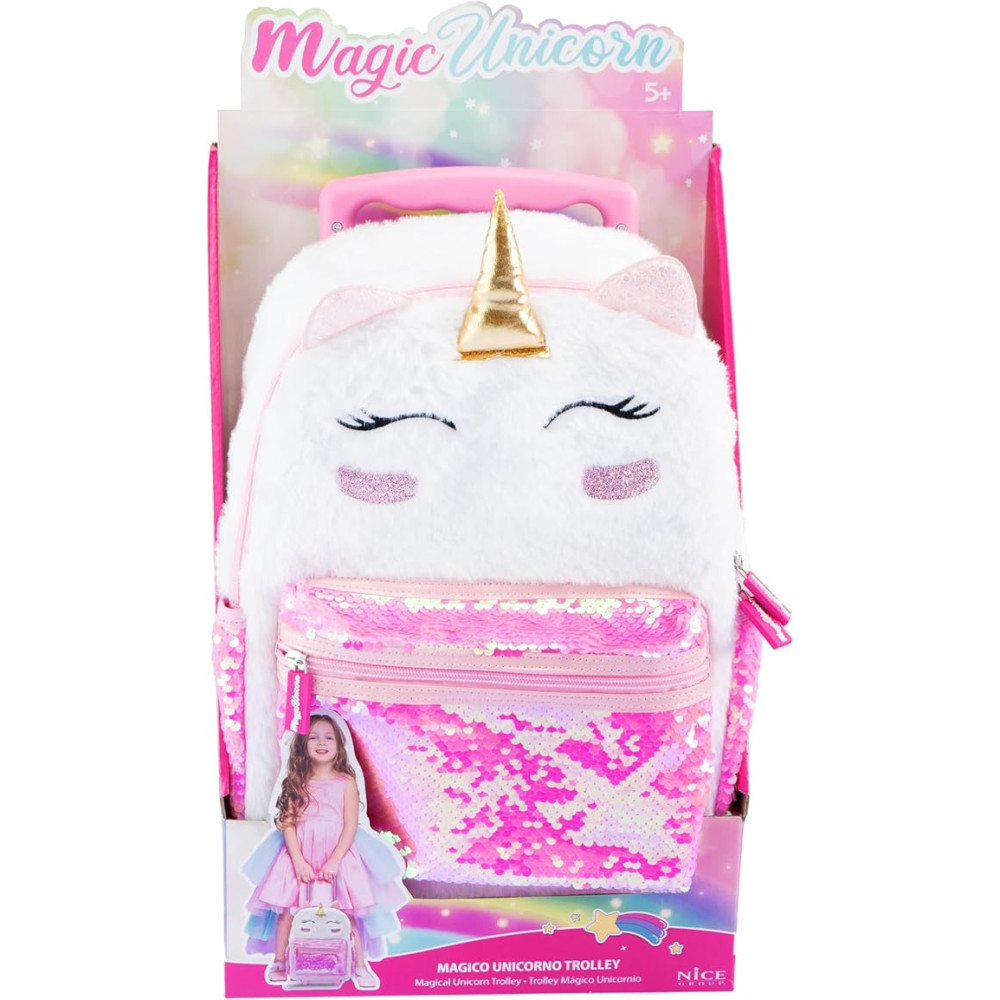 Trolley Backpack in Unicorn Style for Children