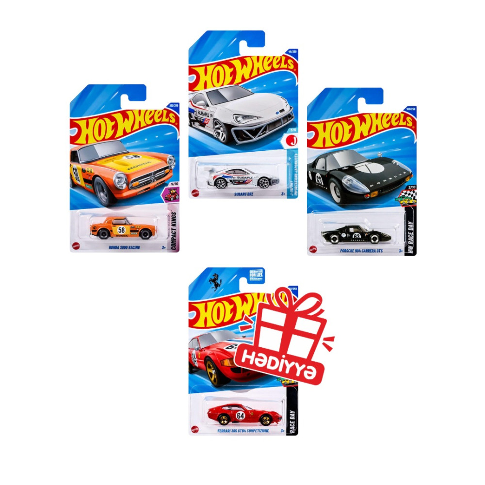 HotWheels BASIC CAR 3+1