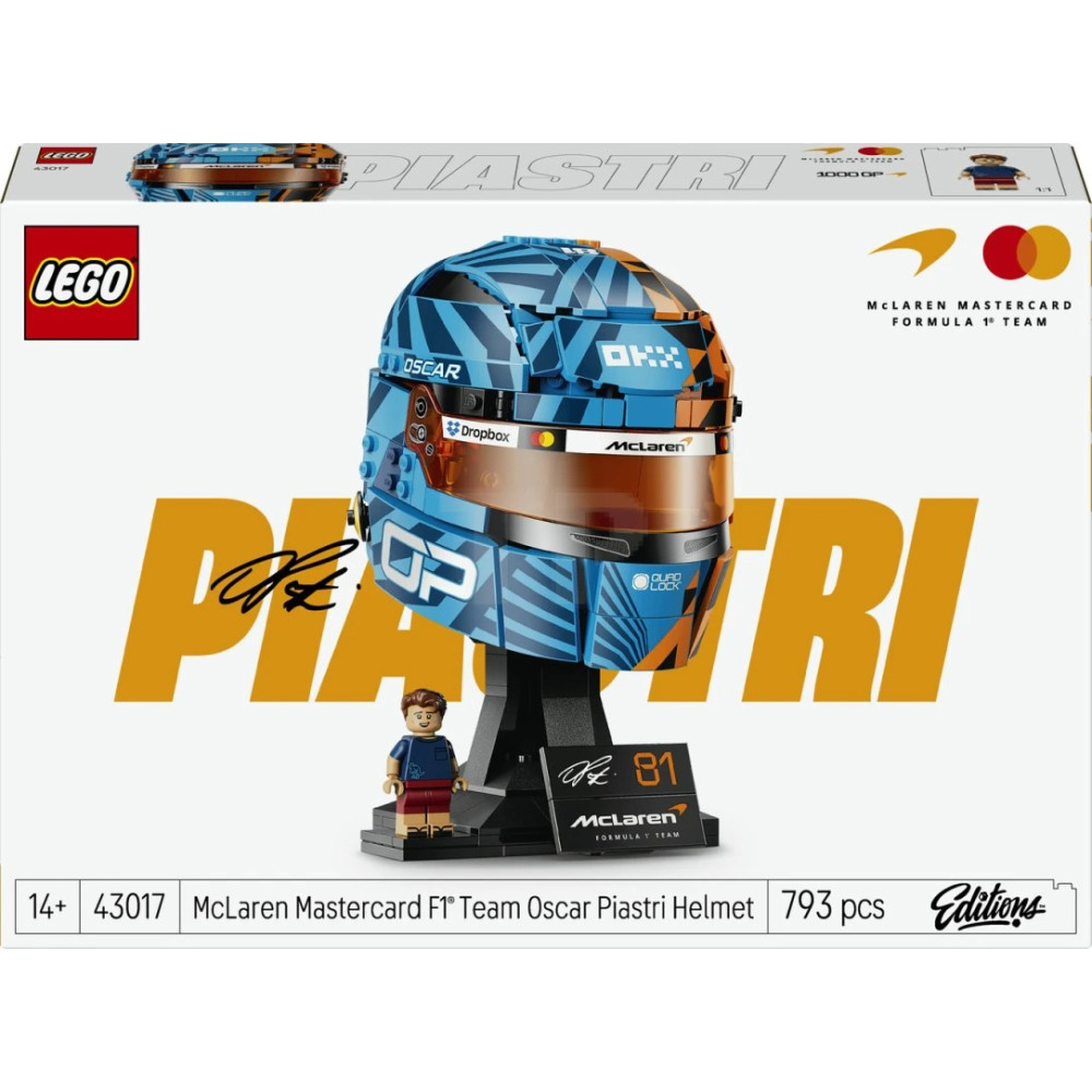 LEGO® 43017 McLaren Mastercard F1® Team Oscar Piastri Helmet