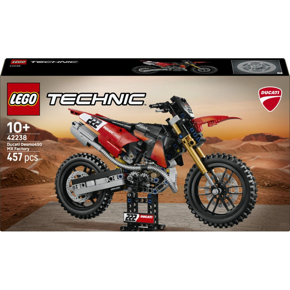 LEGO® 42238 Ducati Desmo450 MX Factory Motorcycle