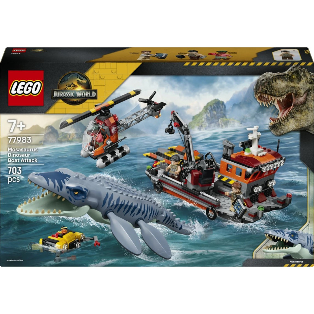 LEGO 77983 Mosasaurus Dinosaur Boat Attack