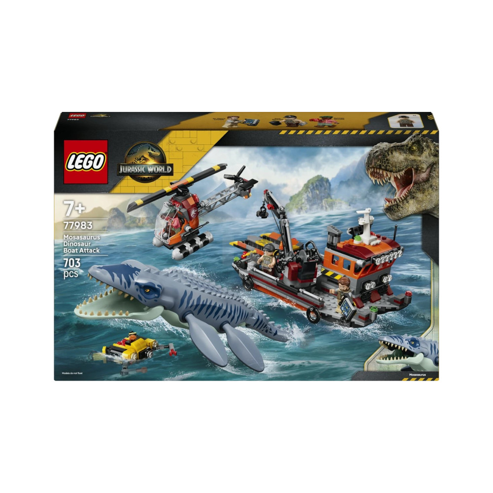 LEGO 77983 Mosasaurus Dinosaur Boat Attack
