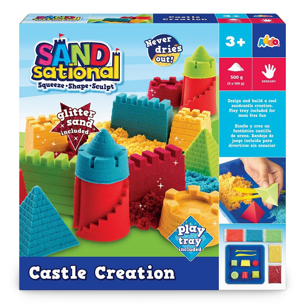 Kinetik qum Addo 318-22129-BD SANDsational Castle Creation, 500 q