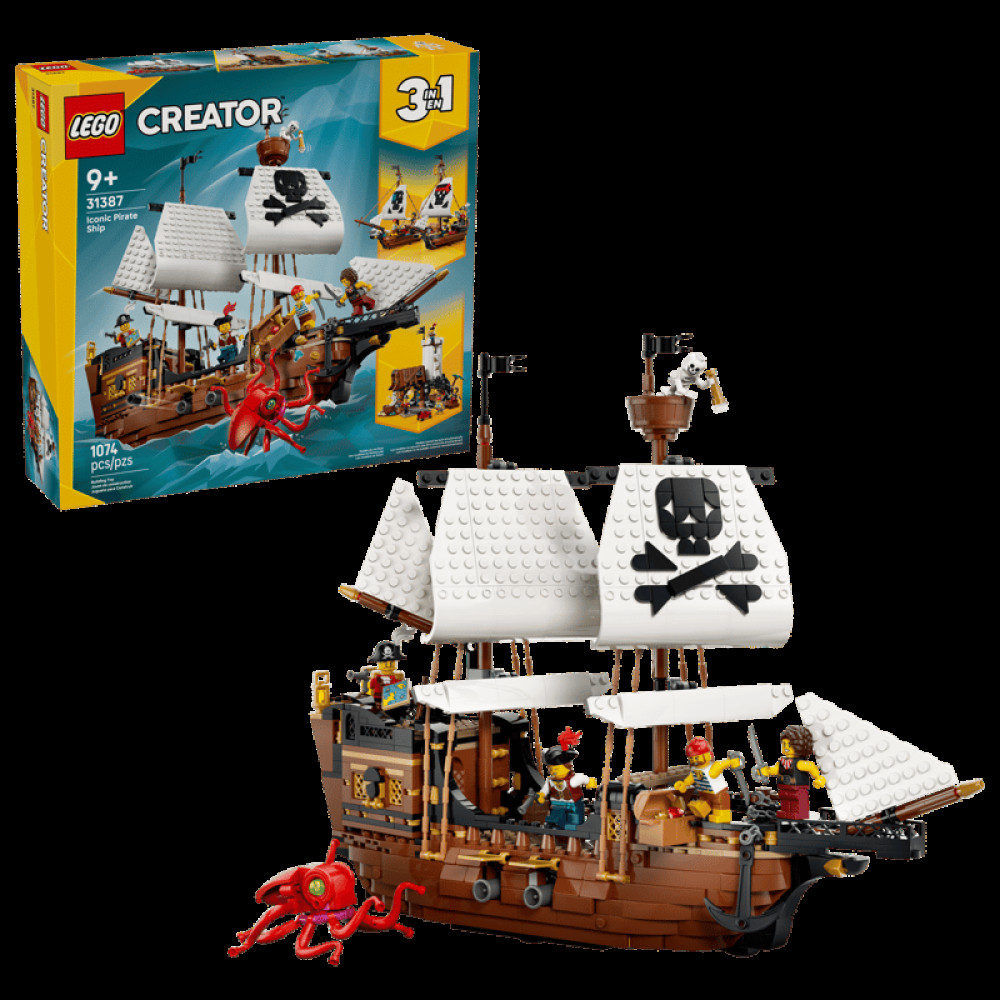 LEGO Creator 3-in-1 Iconic Pirate Ship (31387)