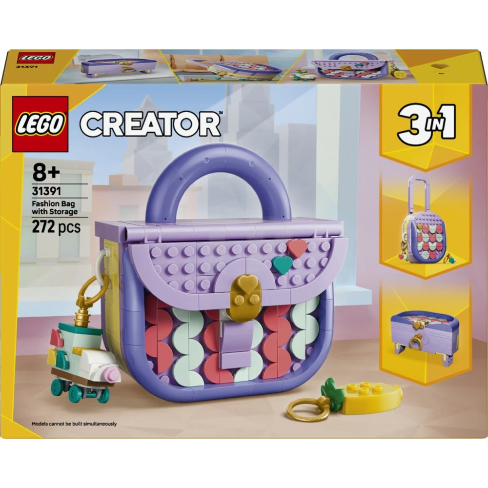 Art Fashion Bag with Storage 31391 | Creator 3-in-1