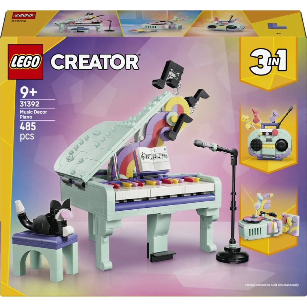 LEGO 31392 Music Decor Piano with Cat