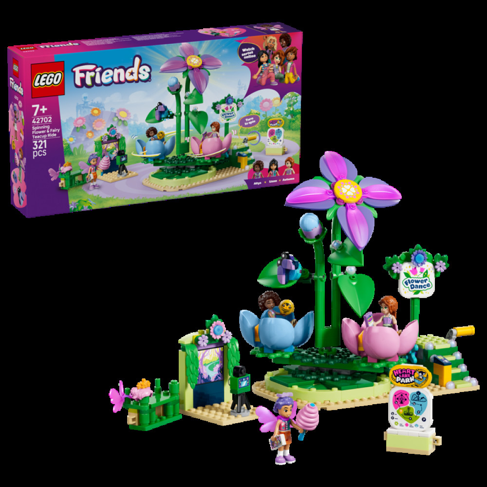 LEGO Friends Spinning Flower & Fairy Teacup Ride (42702)