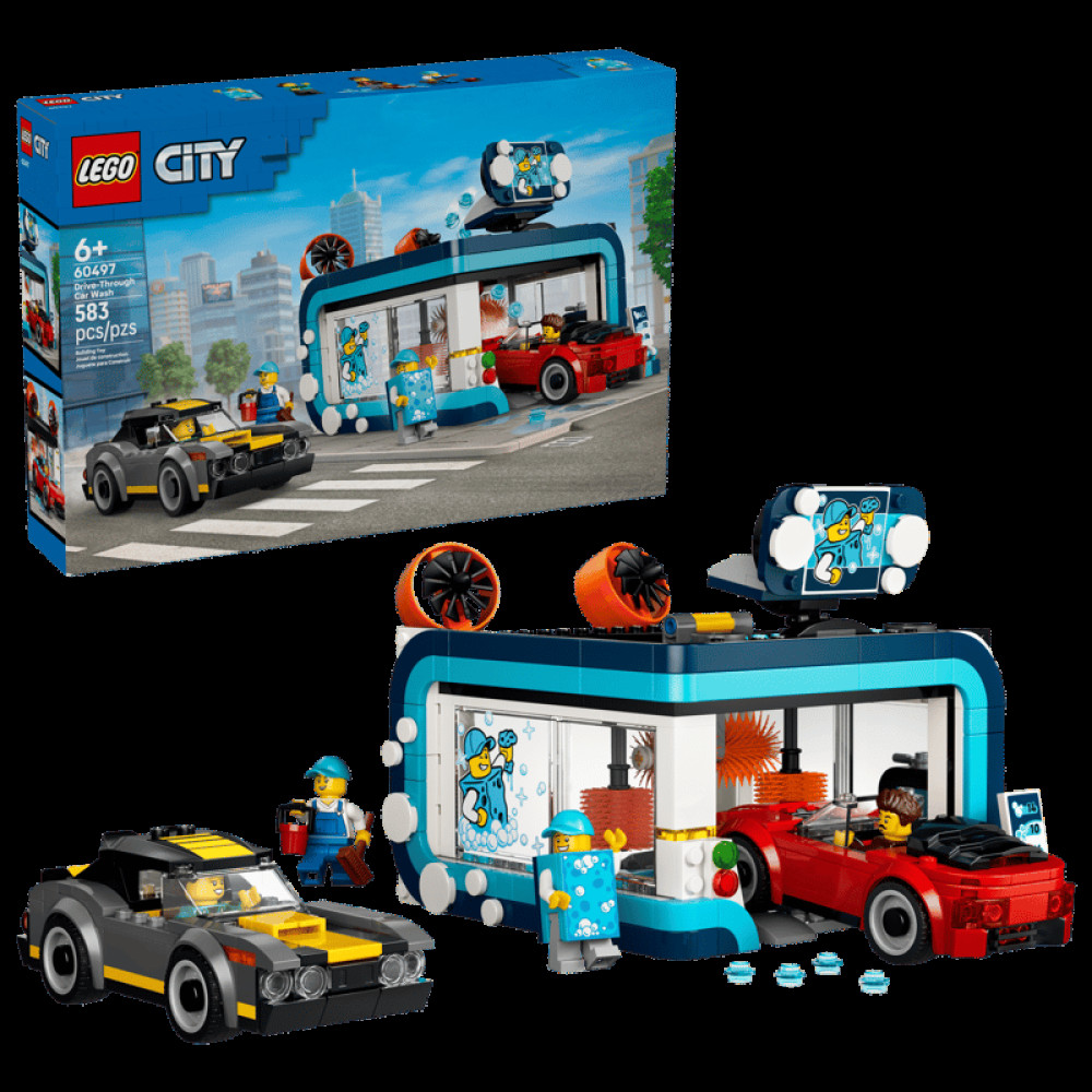LEGO City Drive-Through Car Wash (60497)