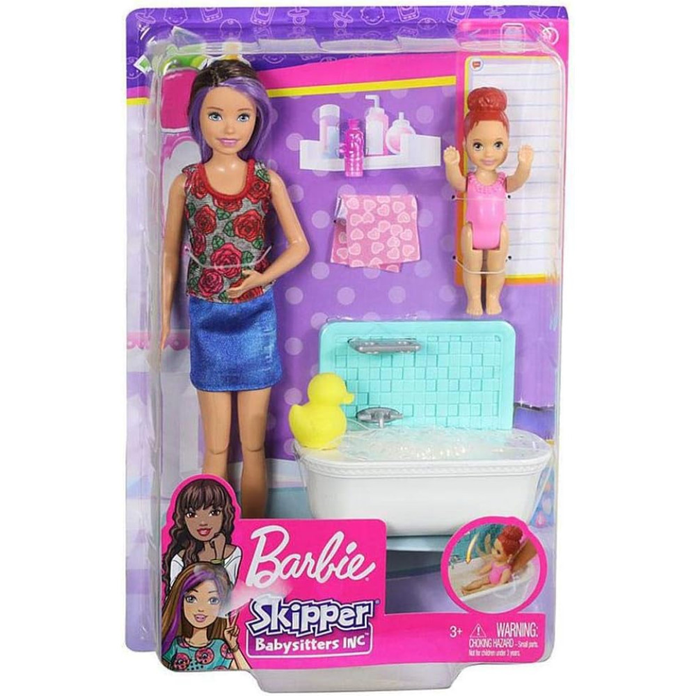 Barbie Skipper Babysitter Oyun Dəsti və Kukla Assortimenti