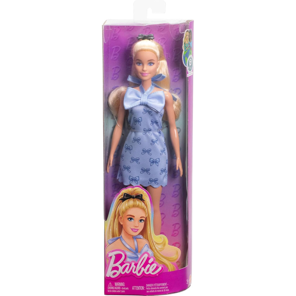Barbie Fashionistas Doll #237 in Blue Bow Halter