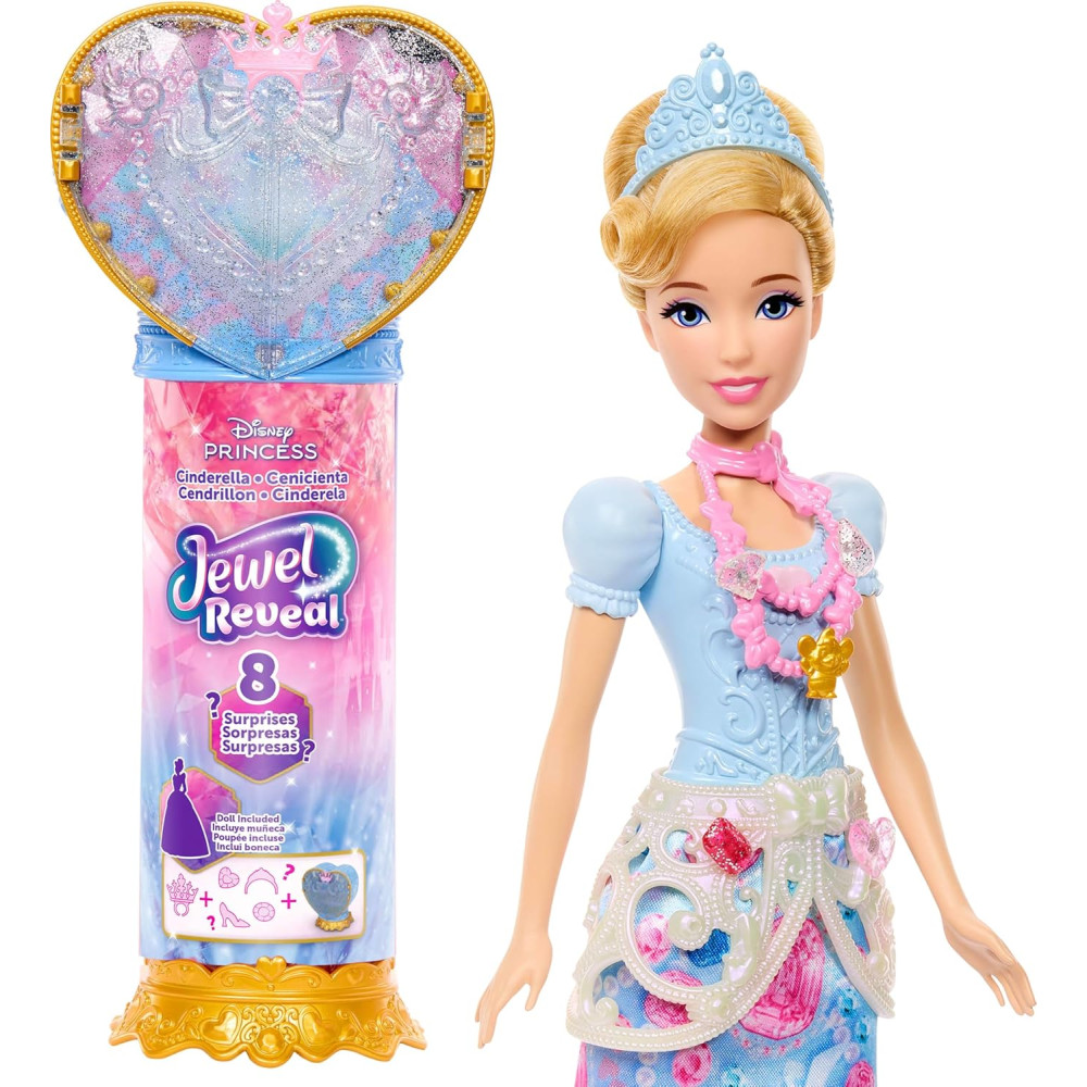 Disney Princess Jewel Reveal Cinderella Fashion Doll