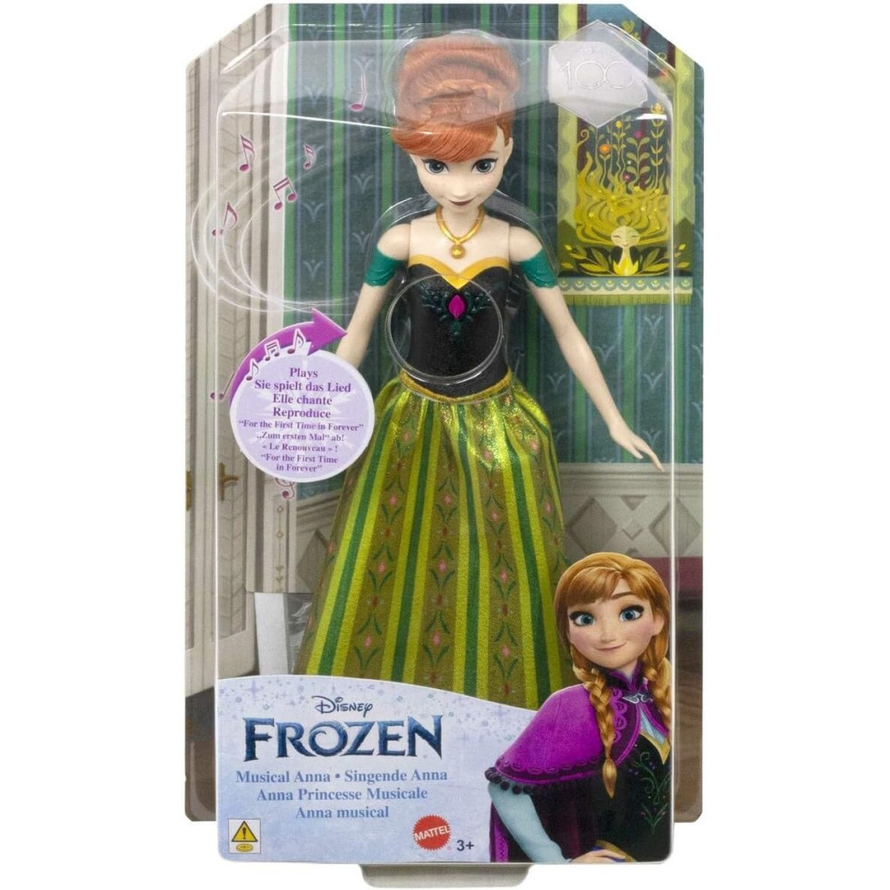 Mattel Disney Frozen Mahnı Oxuyan Anna Prinsessa Kuklası