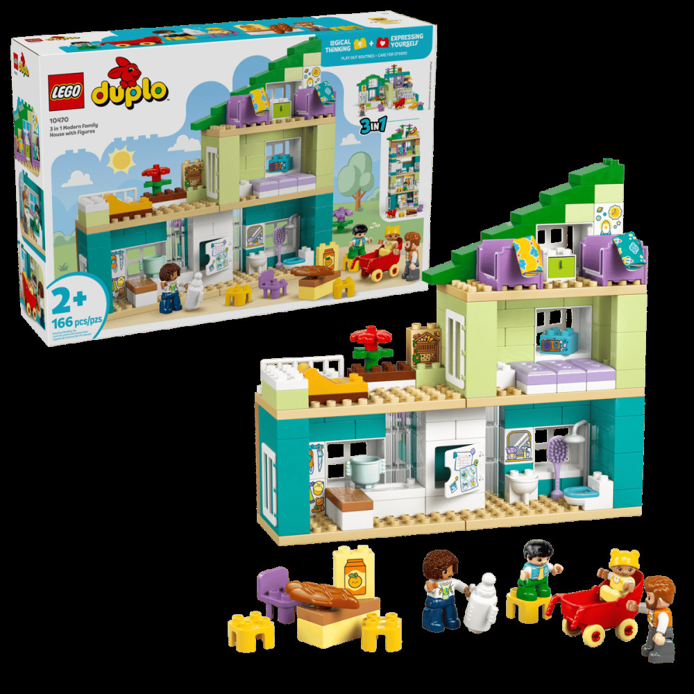 LEGO DUPLO Town 3 in 1 Modern Family House (10470)