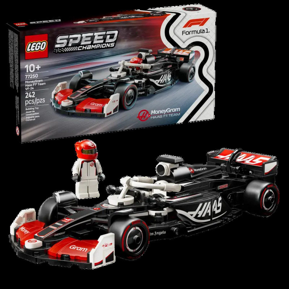 Konstruktor LEGO Speed Champions MoneyGram Haas F1 Team VF-24 76919, 10 
yaş+, 242 hissə - 77250