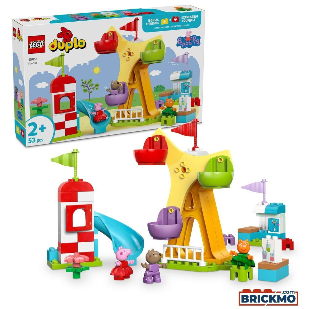 Konstruktor LEGO Duplo Funfair V29, 2+ yaş, 53 hissə - 10453