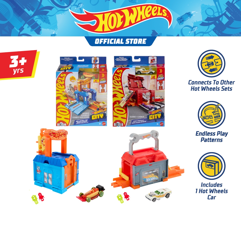 Hot Wheels City – maşınlar üçün  qaraj dəsti
