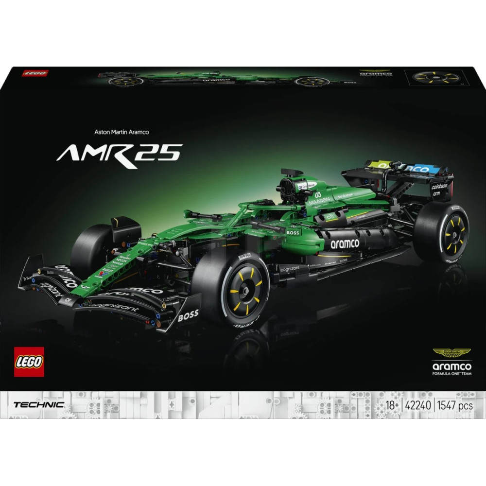 LEGO Aston Martin Aramco AMR25 F1 Car (42240)