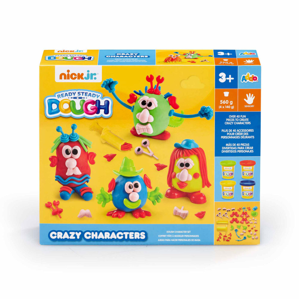 Yapma üçün dəst Addo Play Nick Jr. 318-13177-BN Ready Steady Dough Crazy 
Characters, 3+ yaş
