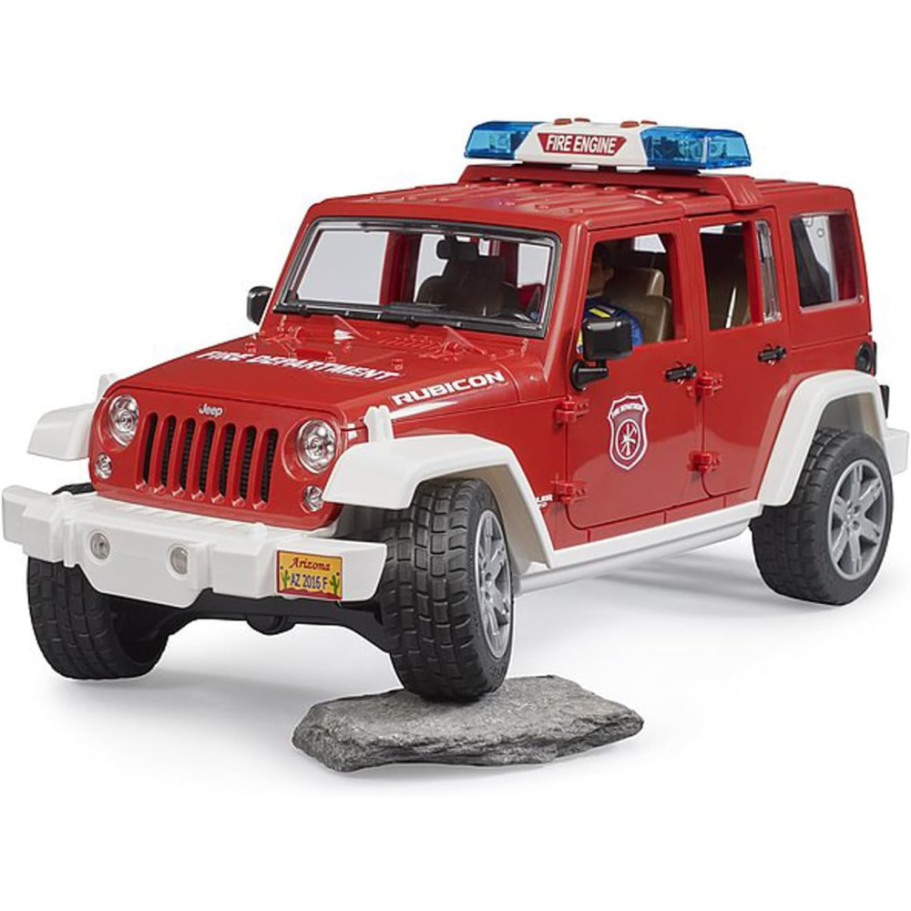 Bruder Jeep Rubicon fire Vehicle w Fireman