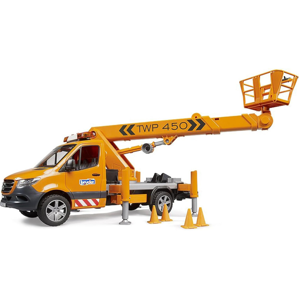 Bruder 02679 MB Sprinter Service Truck/Crane
