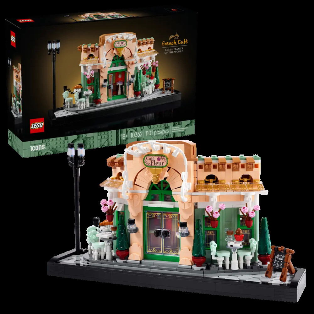 Konstruktor LEGO Icons French Café 10362, Yetkinlər üçün, 1101 hissə - 10362