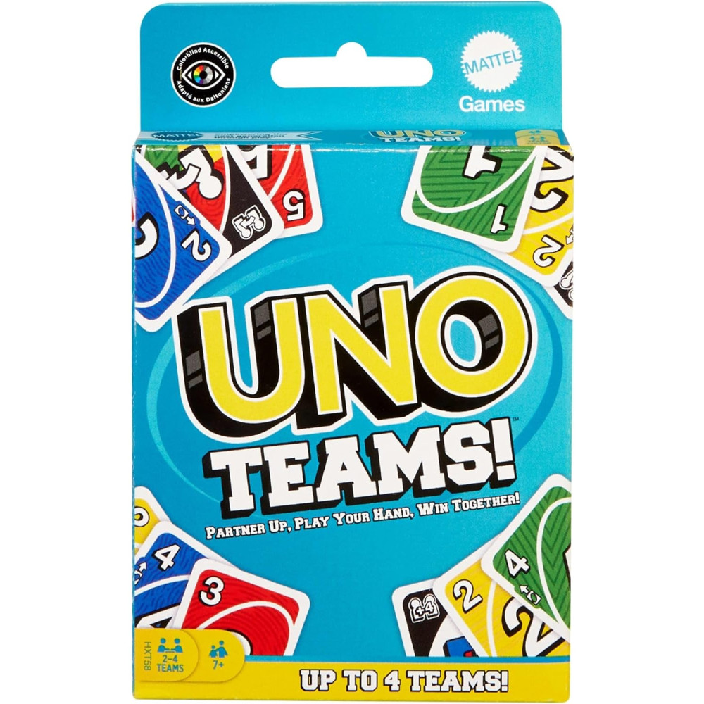 UNO HXT58 Teams Playing Cards Card Game