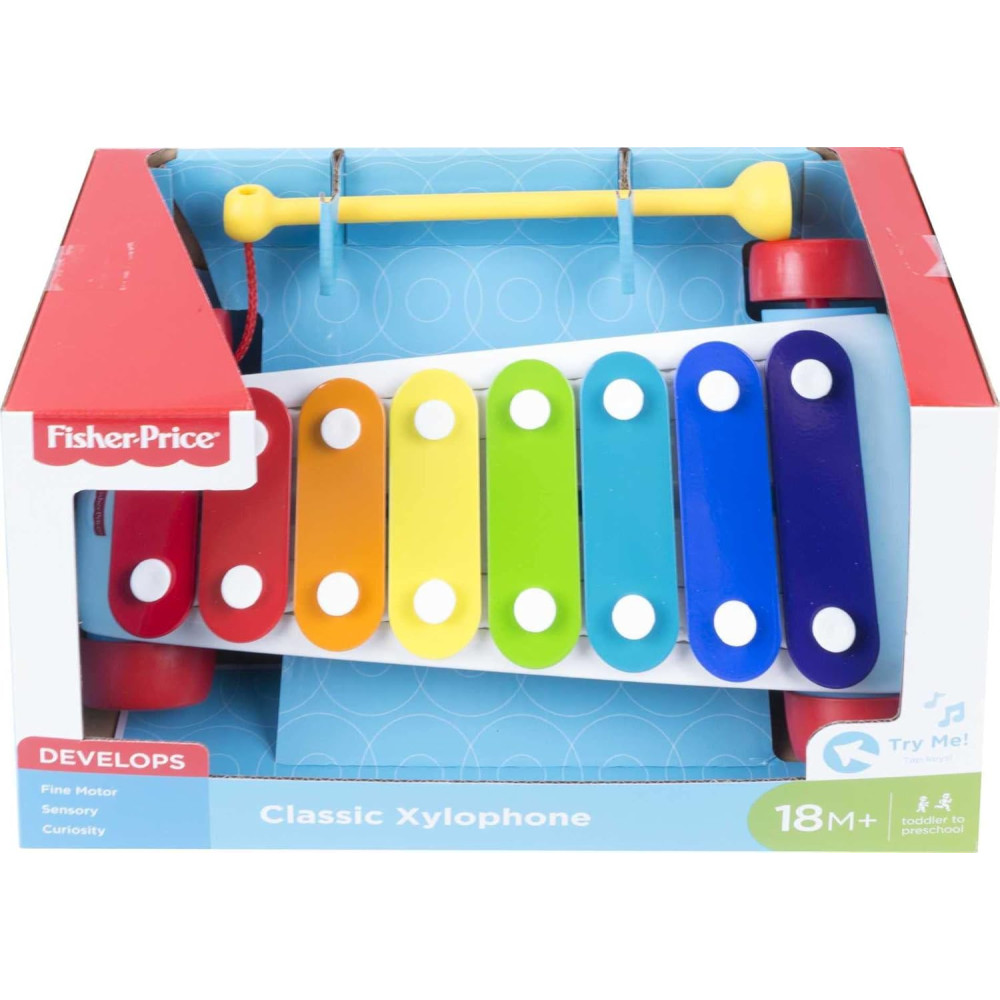 Fisher-Price Toddler Pull Toy, Classic Xylophone