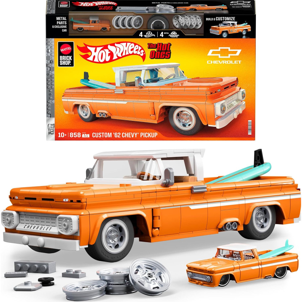 Mattel Brick Shop Hot Wheels Elite Series Building Set
