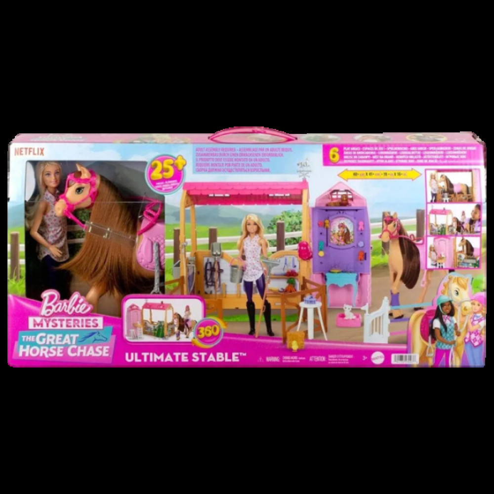 Barbie Mysteries™ The Great Horse Chase™ Ultimate Stable™ Playset