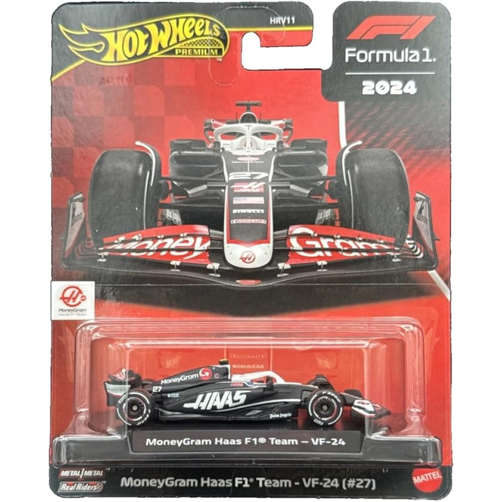 Hot Wheels 1:64 Scale Premium Die-Cast Formula 1 Collectible Toy Race Car