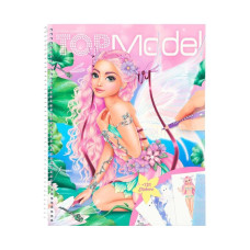 Create Your Top Model - Malbuch Mit Stickern Fantasy