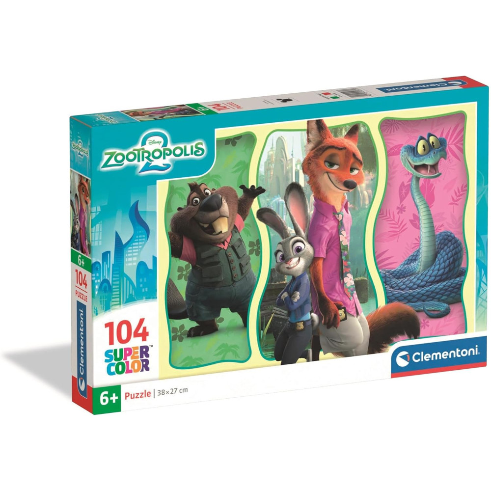 Clementoni Puzzle 104 pieces Zootopia 2