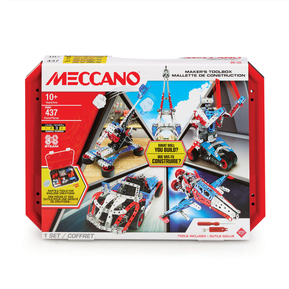 Meccano Maker's Toolbox Construction Set