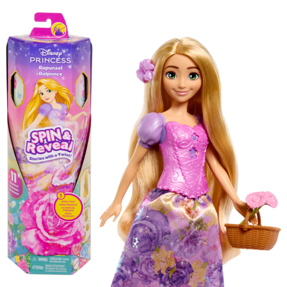 Disney Princess Fashion Spin & Reveal Doll Assortment