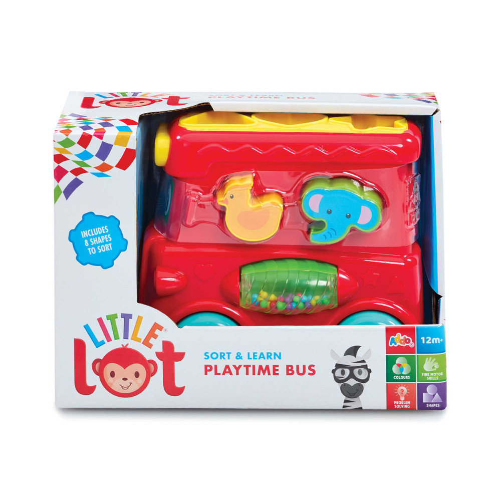 Little Lot Sort and Learn Playtime Bus Activity Toy