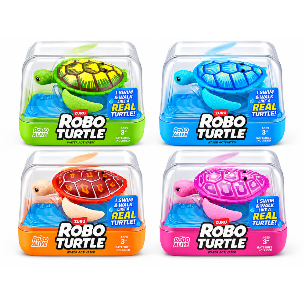Robo Alive Robo Fish Robotic Swimming Turtle assorted