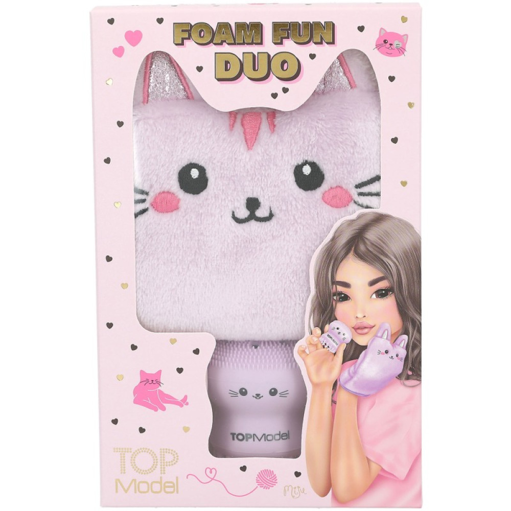 TOPModel Foam Fun Duo – Üz Yuma Əlcəyi və Üz Təmizləyicisi
