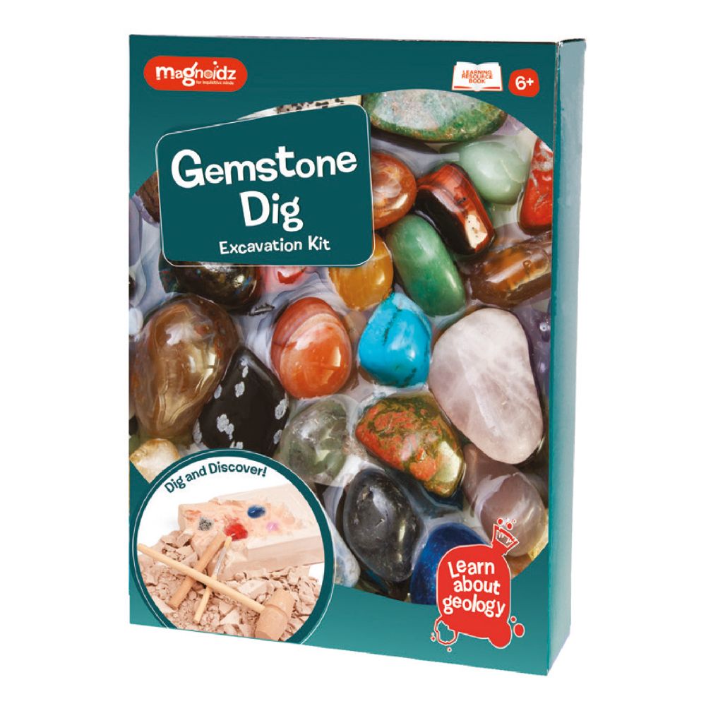 MAGNOIDZ Gemstones Dig Excavation Kit