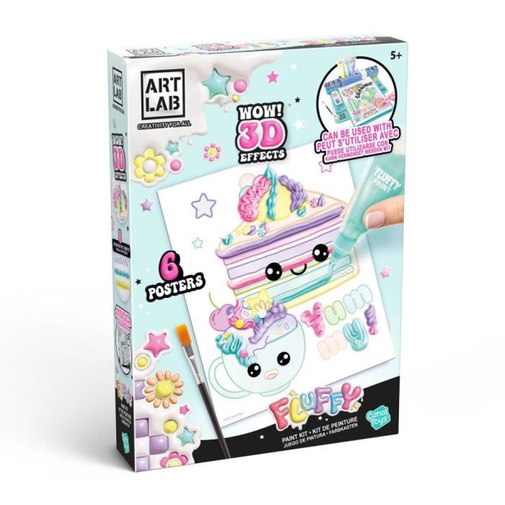 Fluffy Paint Painting Kit