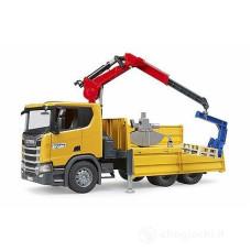Scania Construction Truck With Crane
