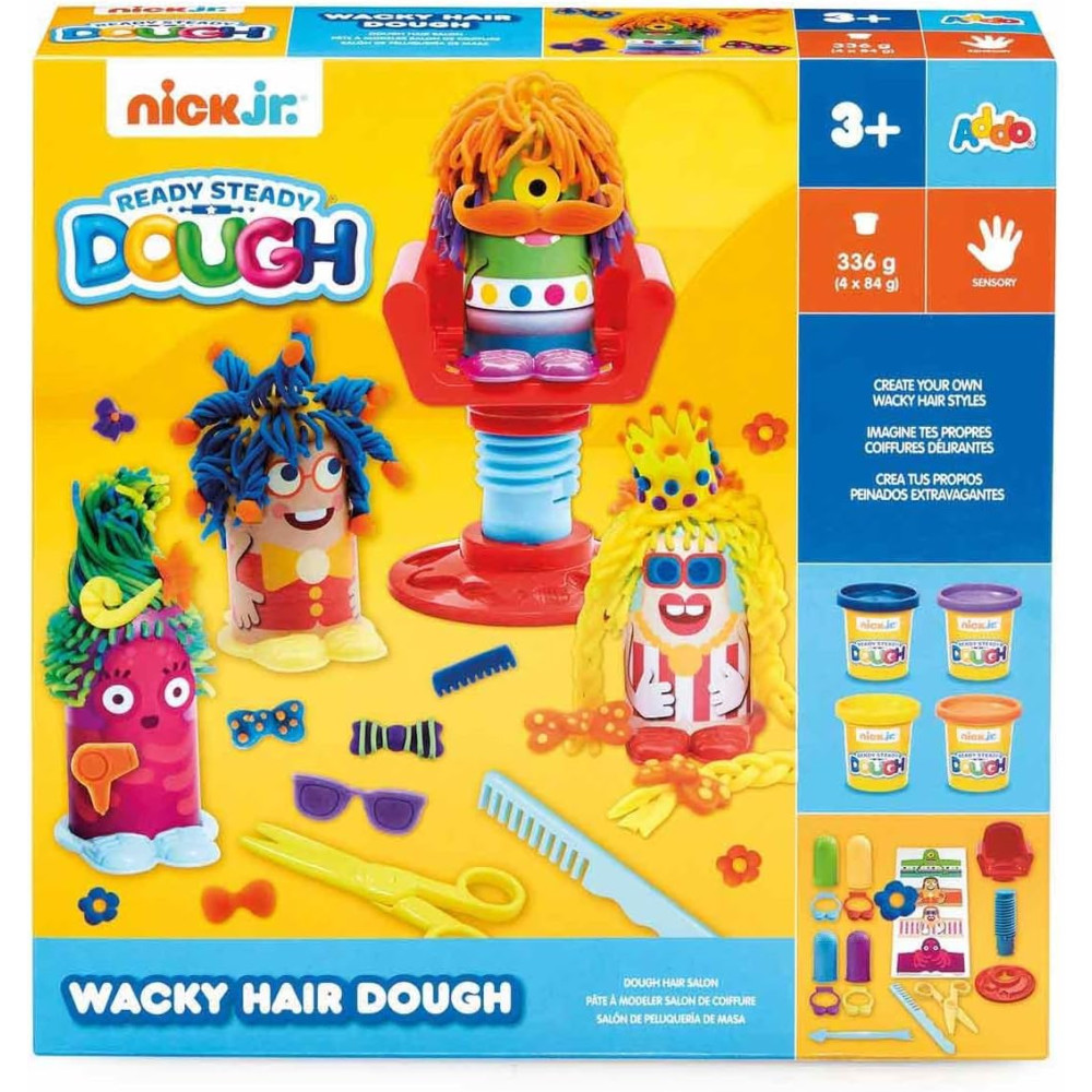Ready Steady Dough Nick Jr Wacky Hair Dough Playset